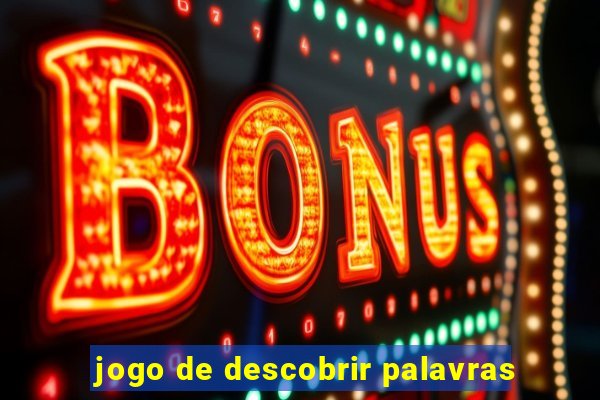 jogo de descobrir palavras